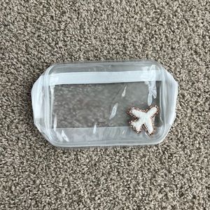 Clear Airplane Travel Pouch